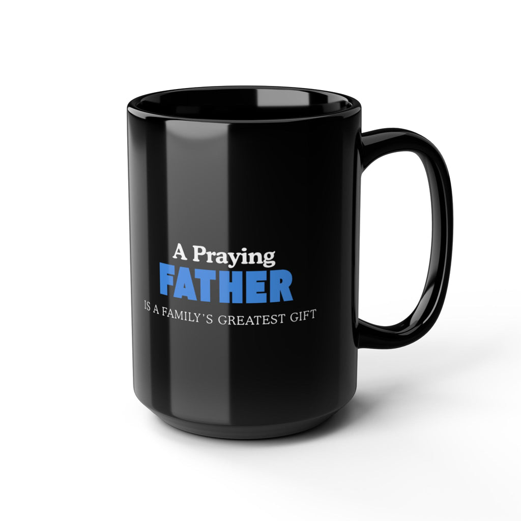 "Praying Father" BIK Black Mug (11oz, 15oz)