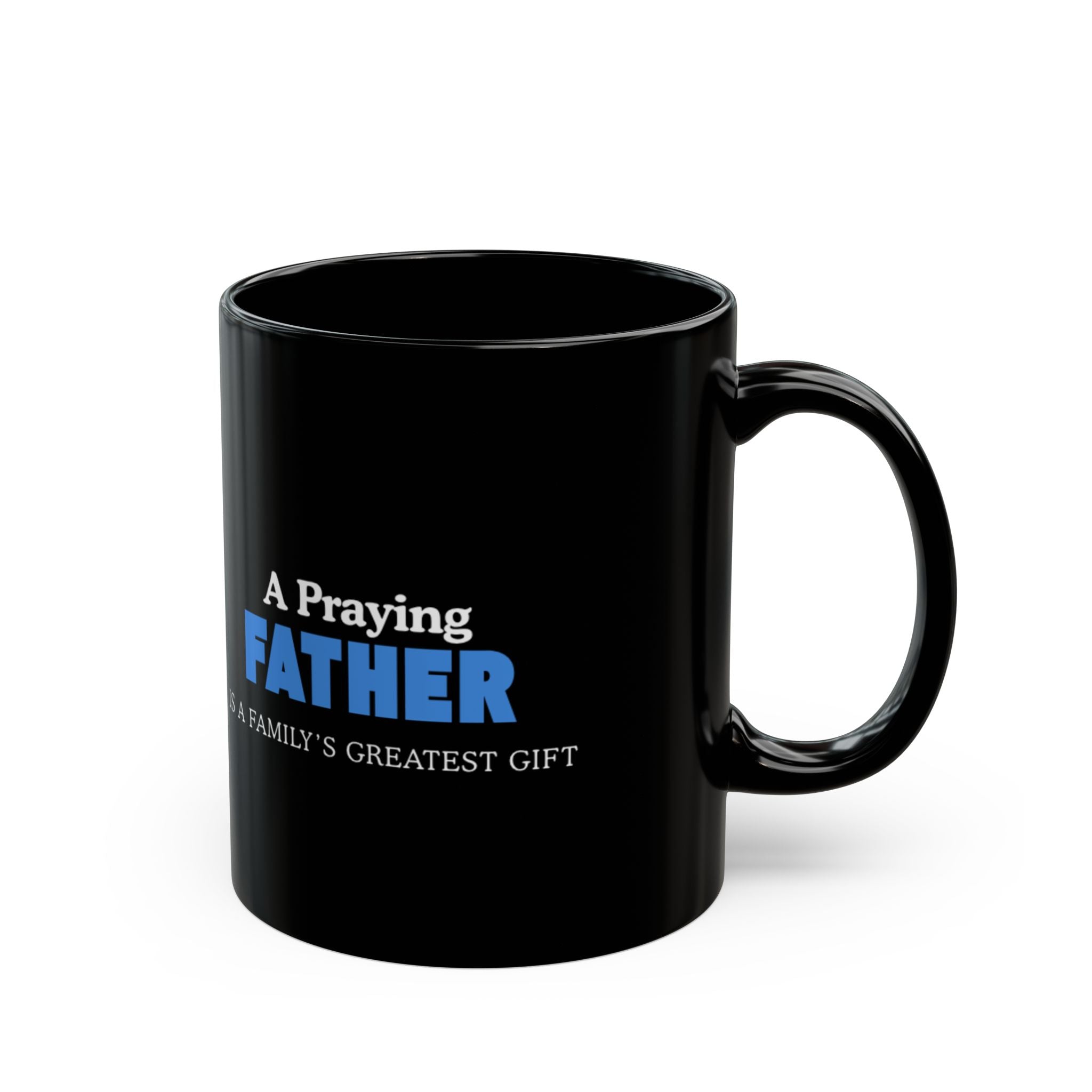 "Praying Father" BIK Black Mug (11oz, 15oz)
