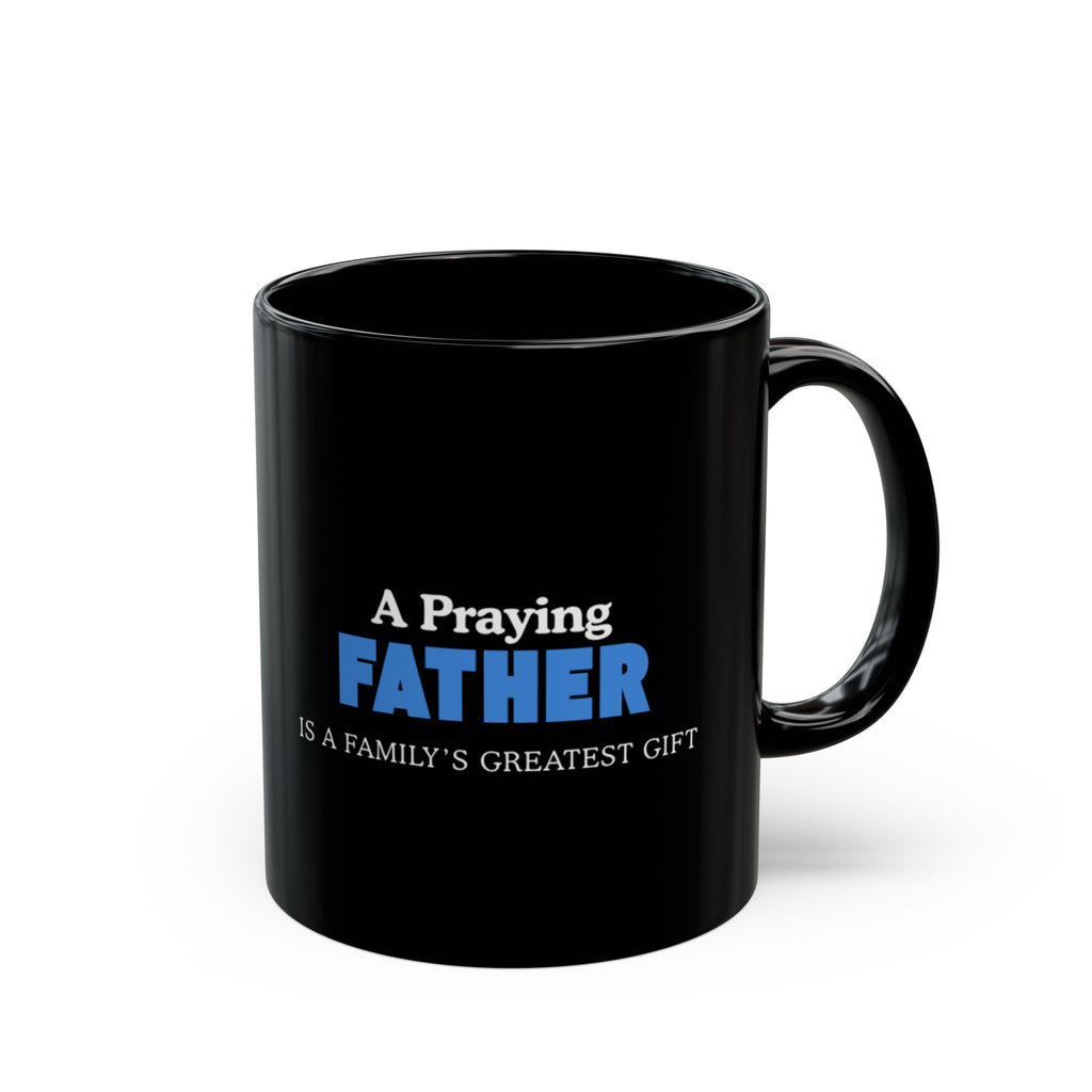 "Praying Father" BIK Black Mug (11oz, 15oz)